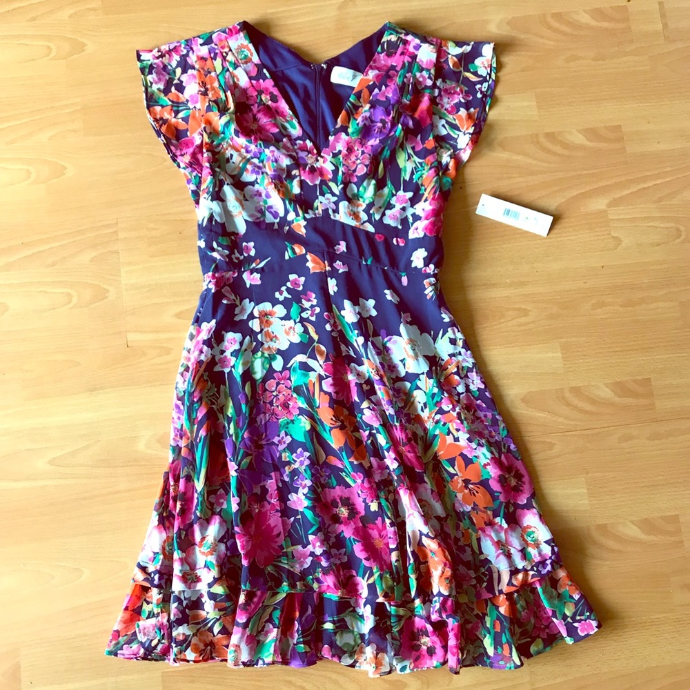 Eliza J Floral Dress Size 4